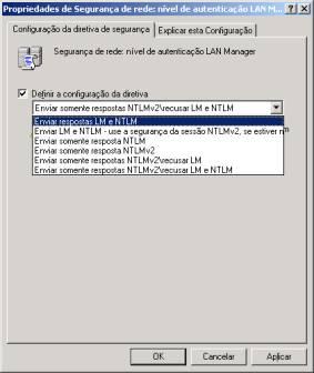 Windows 7 não acessa server 2008, 2012 e 2016.